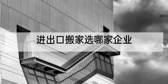 进出口搬家选哪家企业