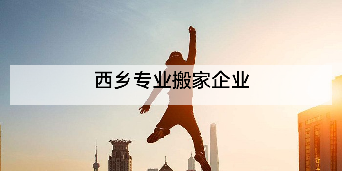 西乡专业搬家企业