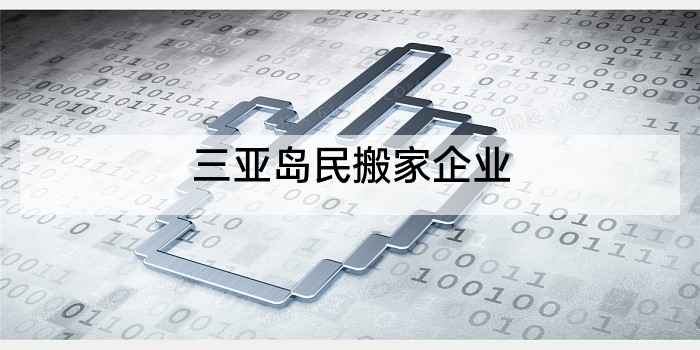 三亚岛民搬家企业