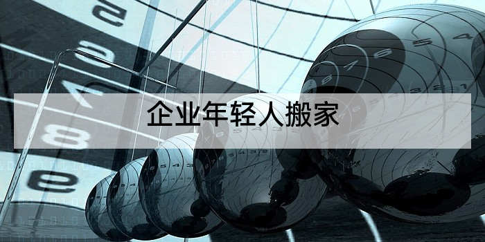 企业年轻人搬家