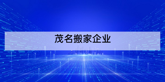 茂名搬家企业