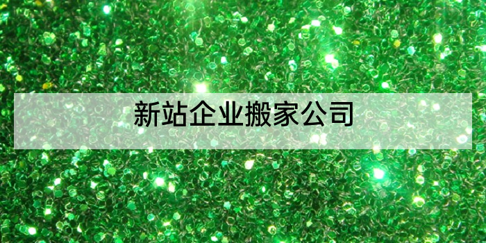 新站企业搬家公司